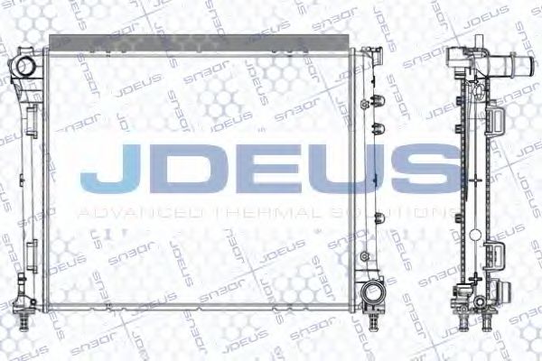 JDEUS RA0111251 Радиатор охлаждения двигателя JDEUS для FORD