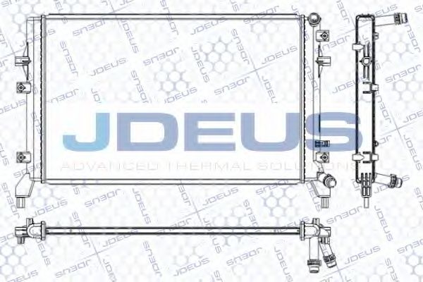 JDEUS RA0300530 Радиатор охлаждения двигателя JDEUS для SKODA