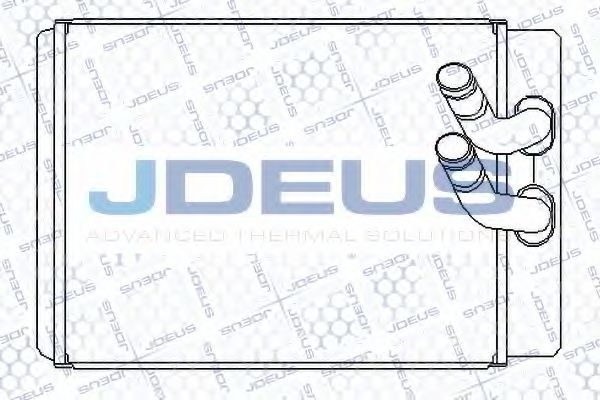 JDEUS 254M04 Радиатор печки для HYUNDAI H200