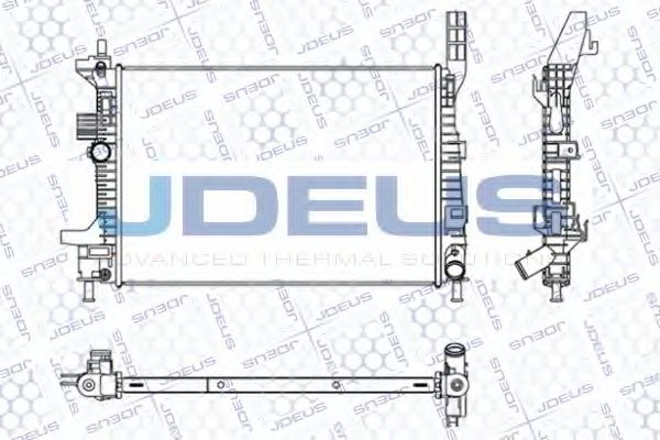 JDEUS 012M39 Радиатор охлаждения двигателя JDEUS для FORD