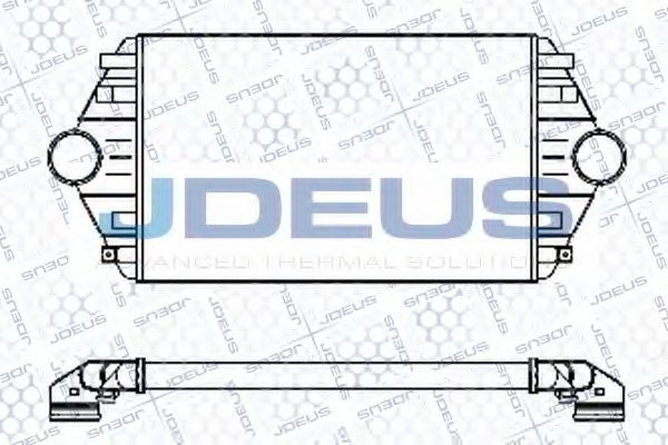 JDEUS 811M53A Интеркулер для FIAT SCUDO