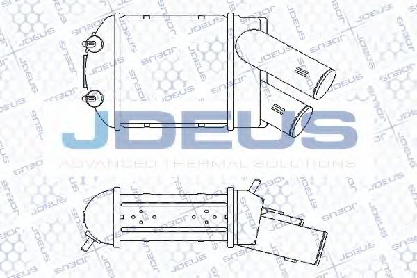 JDEUS 823M57A Интеркулер для RENAULT MEGANE SCENIC