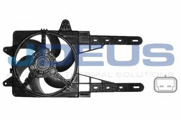 JDEUS EV02312 Вентилятор системы охлаждения двигателя для LANCIA