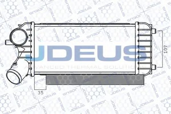 JDEUS 812M42A Интеркулер для FORD GRAND C-MAX
