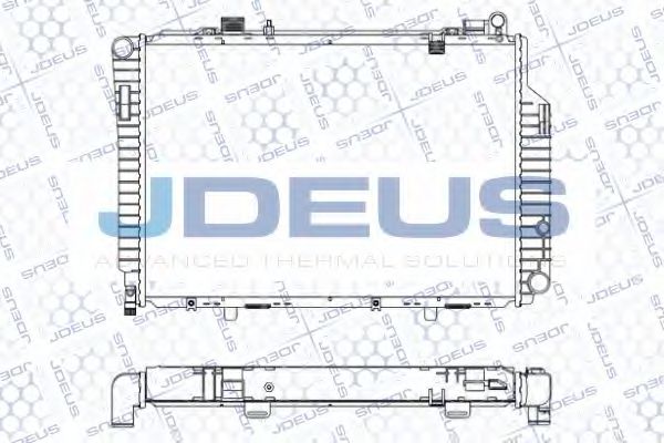 JDEUS 017M36A Радиатор охлаждения двигателя JDEUS для MERCEDES-BENZ