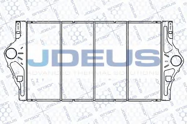 JDEUS 823M32A Интеркулер для RENAULT VEL SATIS