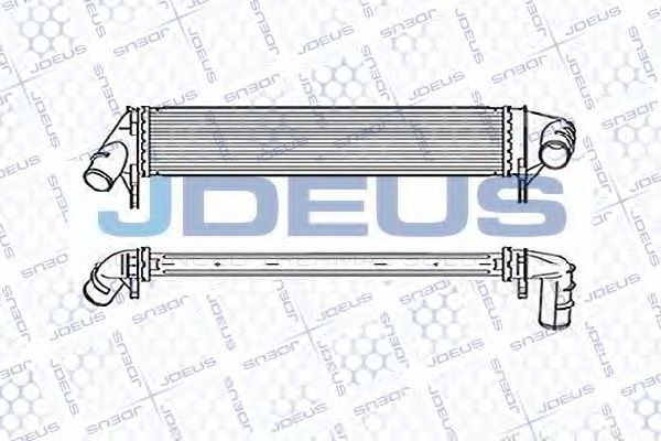 JDEUS 823M52 Интеркулер для RENAULT