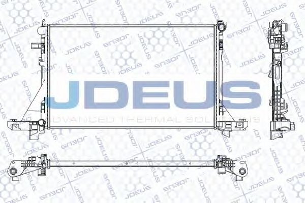 JDEUS RA0231110 Радиатор охлаждения двигателя JDEUS для NISSAN