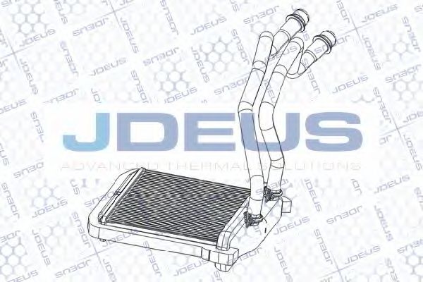 JDEUS RA2111160 Радиатор печки для PEUGEOT BIPPER