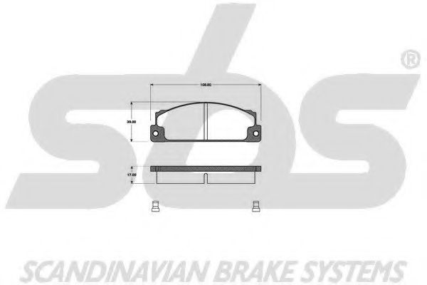 sbs 1501222315 Тормозные колодки SBS 