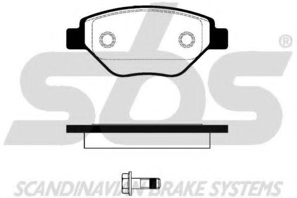 sbs 1501223952 Тормозные колодки SBS для RENAULT