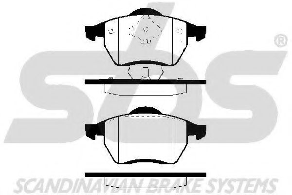 sbs 1501229985 Тормозные колодки SBS для SEAT