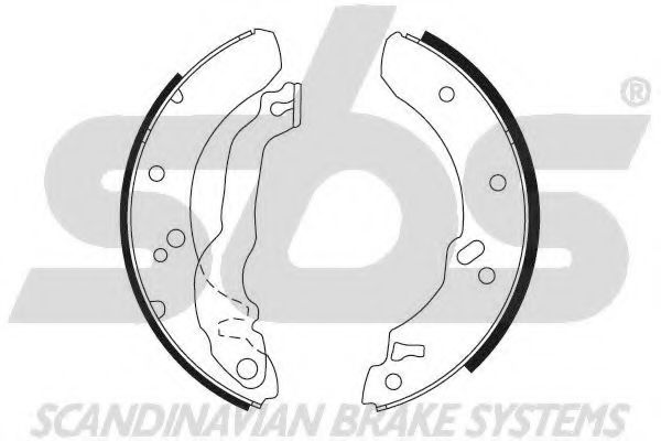 sbs 18492725492 Тормозные колодоки, стояночная тормозная система 
