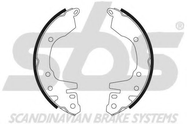 sbs 18492730452 Тормозные колодоки, стояночная тормозная система 