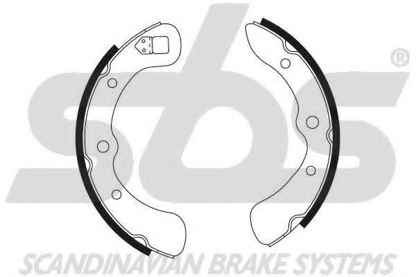 sbs 18492751398 Тормозные колодоки, стояночная тормозная система 