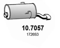 ASSO 107057 Глушитель выхлопных газов для CITROEN