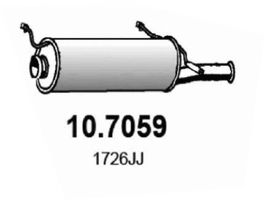 ASSO 107059 Глушитель выхлопных газов для CITROEN