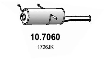 ASSO 107060 Глушитель выхлопных газов для CITROEN