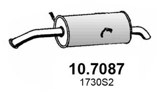ASSO 107087 Глушитель выхлопных газов для CITROEN