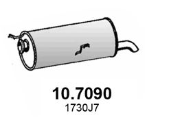ASSO 107090 Глушитель выхлопных газов для CITROEN