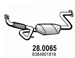 ASSO 280065 Катализатор для MERCEDES-BENZ VITO