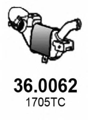 ASSO 360062 Катализатор  для PEUGEOT 407 (Пежо 407)