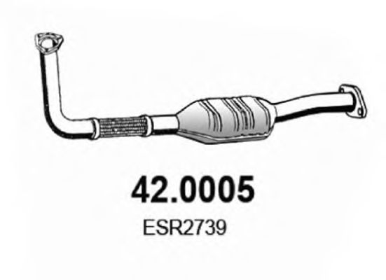 ASSO 420005 Катализатор для LAND ROVER