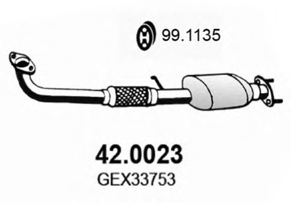 ASSO 420023 Катализатор для ROVER
