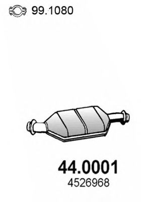 ASSO 440001 Катализатор для SAAB