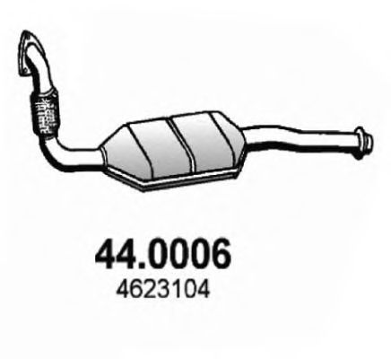 ASSO 440006 Катализатор для SAAB