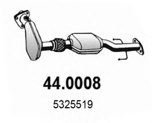 ASSO 440008 Катализатор для SAAB