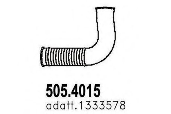 ASSO 5054015 Гофра глушителя для DAF