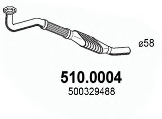 ASSO 5100004 Катализатор для IVECO