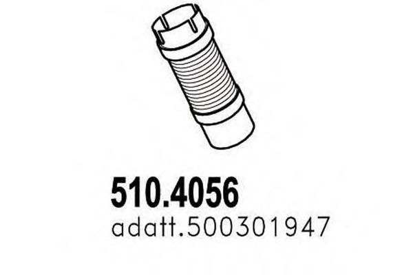 ASSO 5104056 Гофра глушителя ASSO 