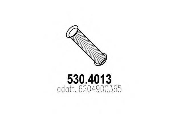ASSO 5304013 Гофра глушителя для MERCEDES-BENZ