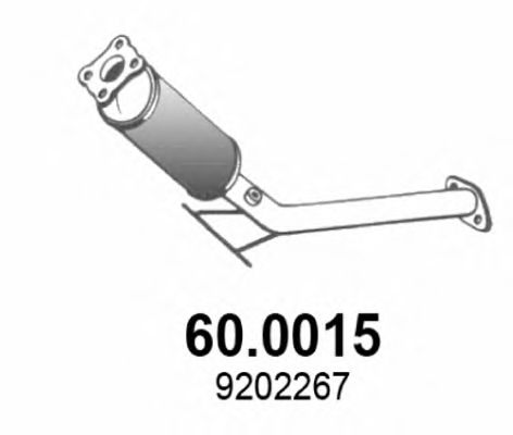 ASSO 600015 Катализатор для VOLVO