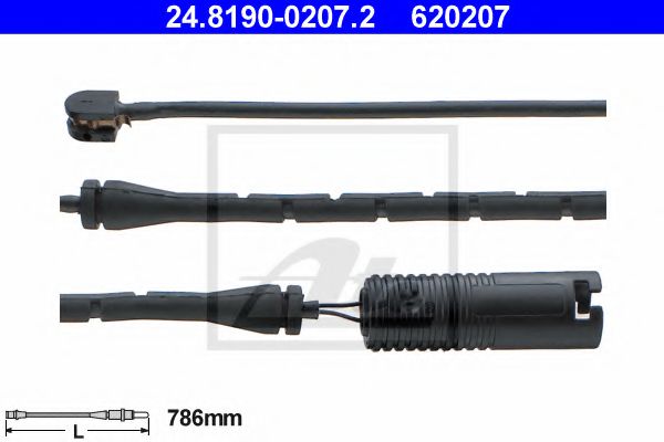 ATE 24819002072 Скобы тормозных колодок для BMW Z3