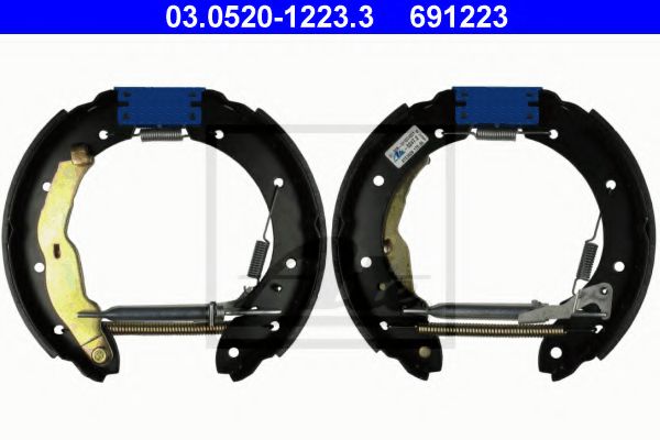 ATE 03052012233 Ремкомплект барабанных колодок для BMW
