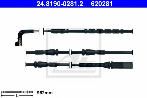 ATE 24819002812 Тормозные колодки ATE для BMW X5