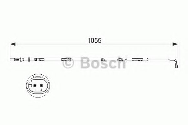 BOSCH 1987473507 Датчик износа тормозных колодок BOSCH для BMW