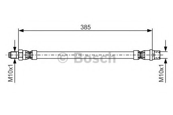 BOSCH 1987476439 Тормозной шланг для MERCEDES-BENZ CLC-CLASS