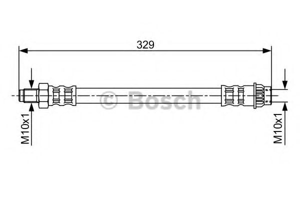 BOSCH 1987481032 Тормозной шланг BOSCH для RENAULT