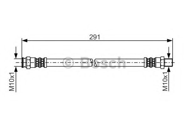 BOSCH 1987481222 Тормозной шланг 