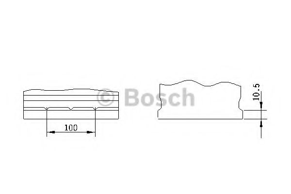 BOSCH 0092S40270 Аккумулятор для LAND ROVER DEFENDER