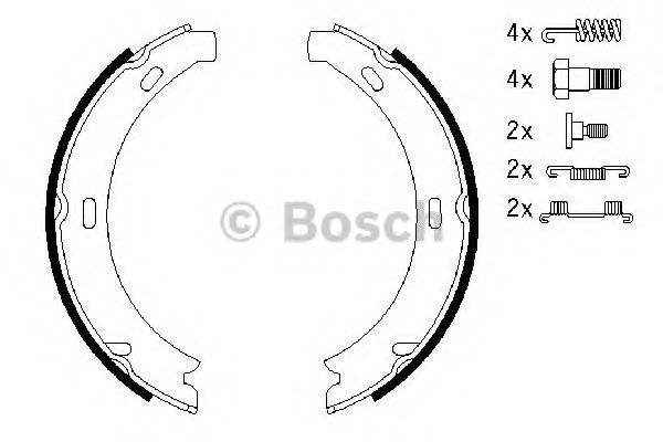 BOSCH 0986487584 Стояночная тормозная система  BOSCH 0986487584 Стояночная тормозная система
