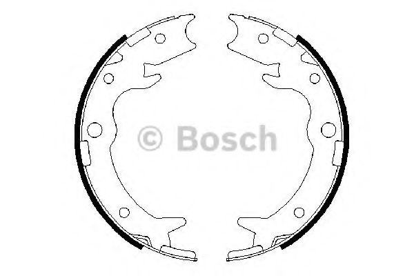 BOSCH 0986487686 Стояночная тормозная система 