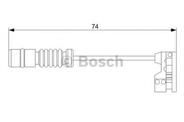 BOSCH 1987473008 Тормозные колодки для MERCEDES-BENZ CLK