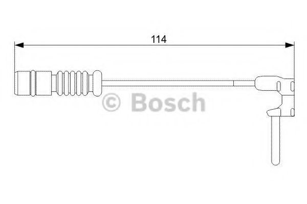 BOSCH 1987473011 Тормозные колодки BOSCH для MERCEDES-BENZ