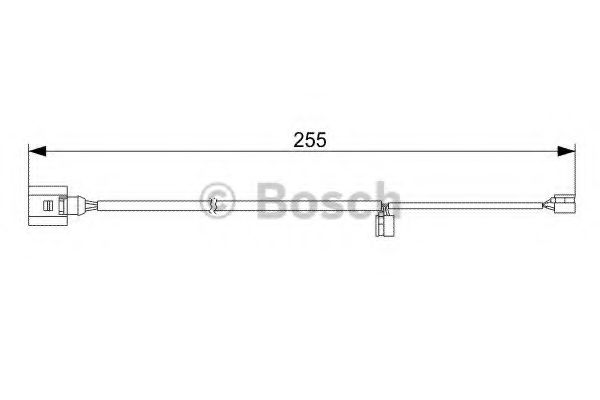 BOSCH 1987473013 Датчик износа тормозных колодок для PORSCHE
