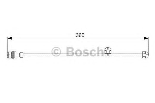 BOSCH 1987473023 Датчик износа тормозных колодок для PORSCHE